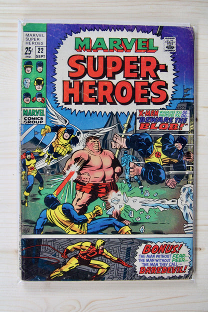 Marvel Super-Heroes #22 – Marvel (1969) 5.0 VG/FN