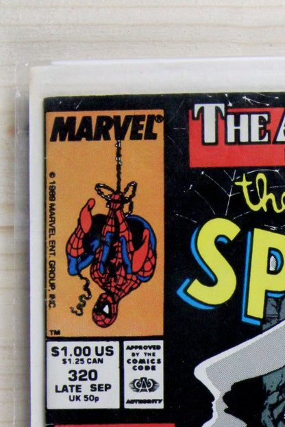 The Amazing Spider-Man #320 – Marvel (1989) 9.4 NM The Assassin Nation Plot | Todd McFarlane art