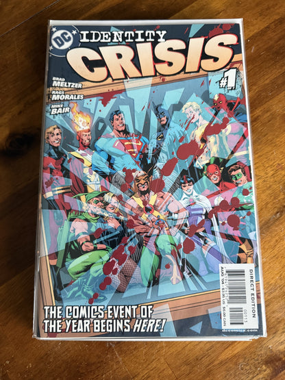 Identity Crisis #1-7 – DC (2004) Full Set + Bonuses