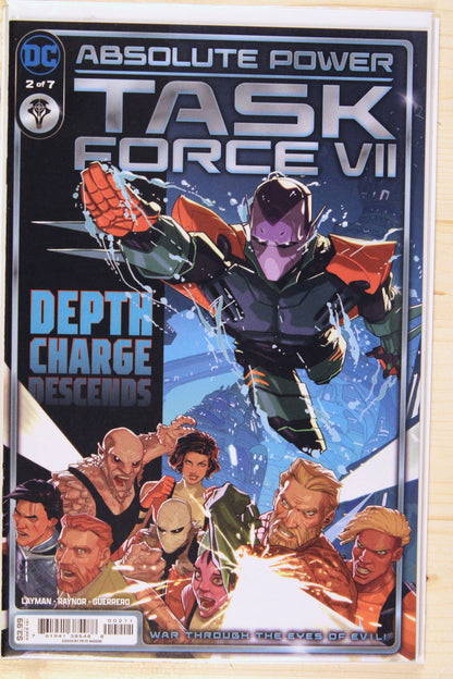 Absolute Power: Task Force VII #2 – DC (2024) 9.6 NM+ "Justice League" Absolute Power