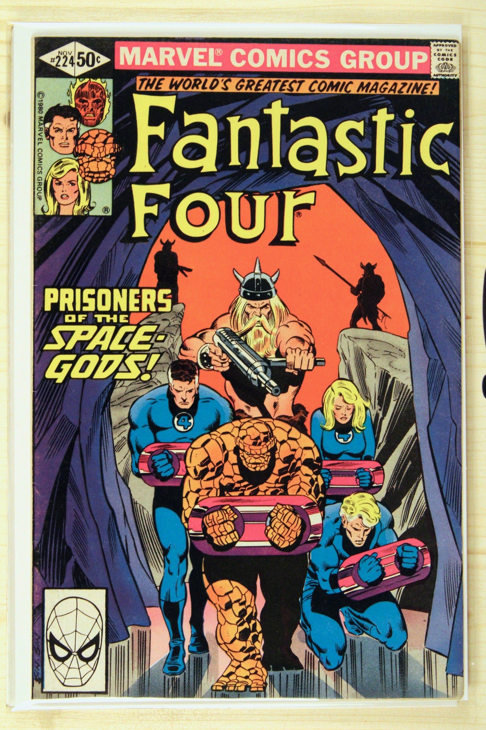Fantastic Four #224 – Marvel (1980) 7.5 VF- Jack Kirby art | Joe Sinnott cover