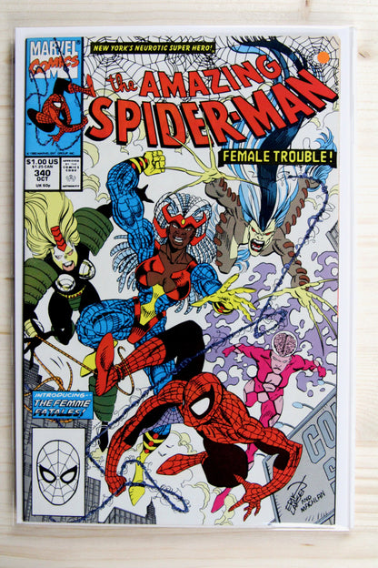 The Amazing Spider-Man #340 – Marvel (1990) 9.0 VF/NM Erik Larsen art