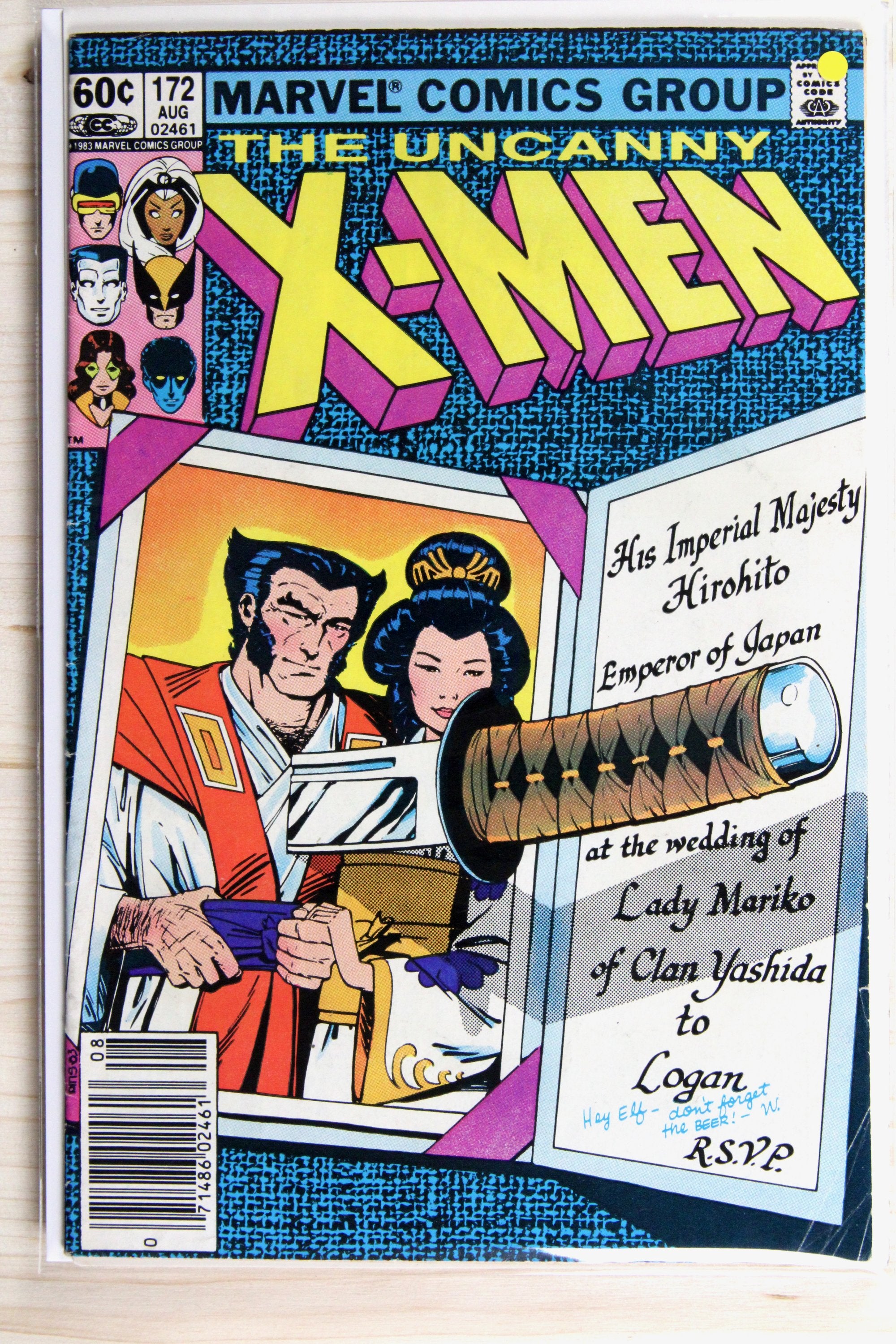 The Uncanny X-Men #172 – Marvel (1983) 7.5 VF- Chris Claremont story
