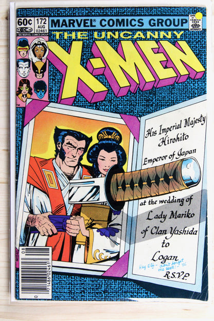The Uncanny X-Men #172 – Marvel (1983) 7.5 VF- Chris Claremont story