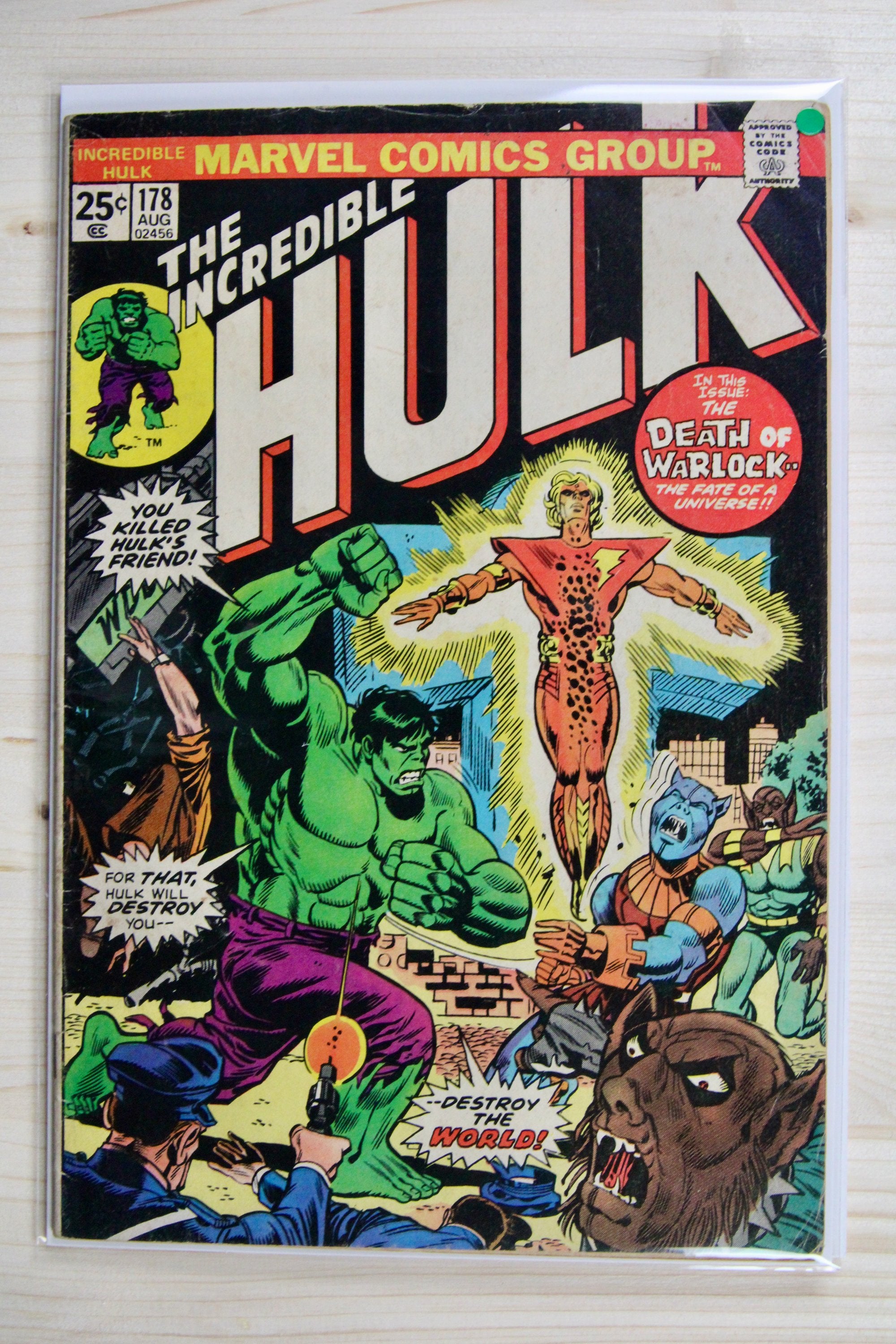 The Incredible Hulk #178 – Marvel (1974) 4.5 VG+