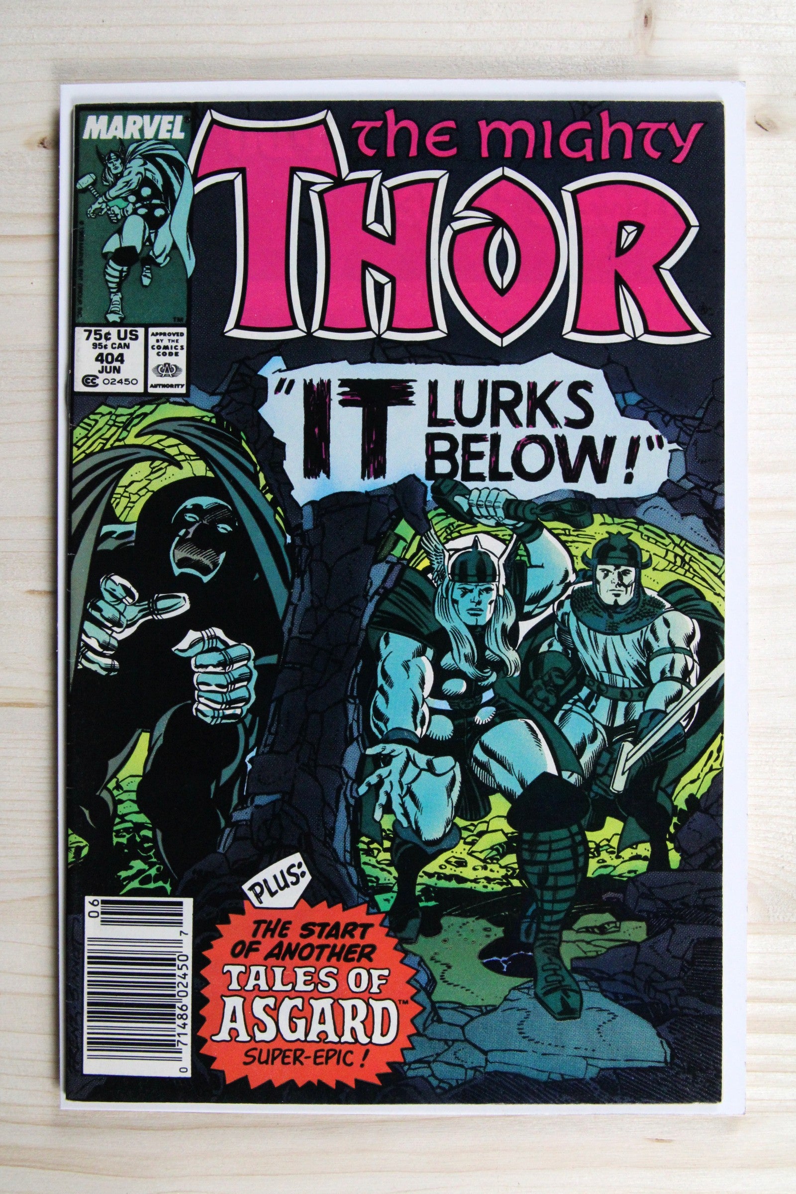 Thor #404 – Marvel (1989) 8.5 VF+ Joe Sinnott | Newsstand