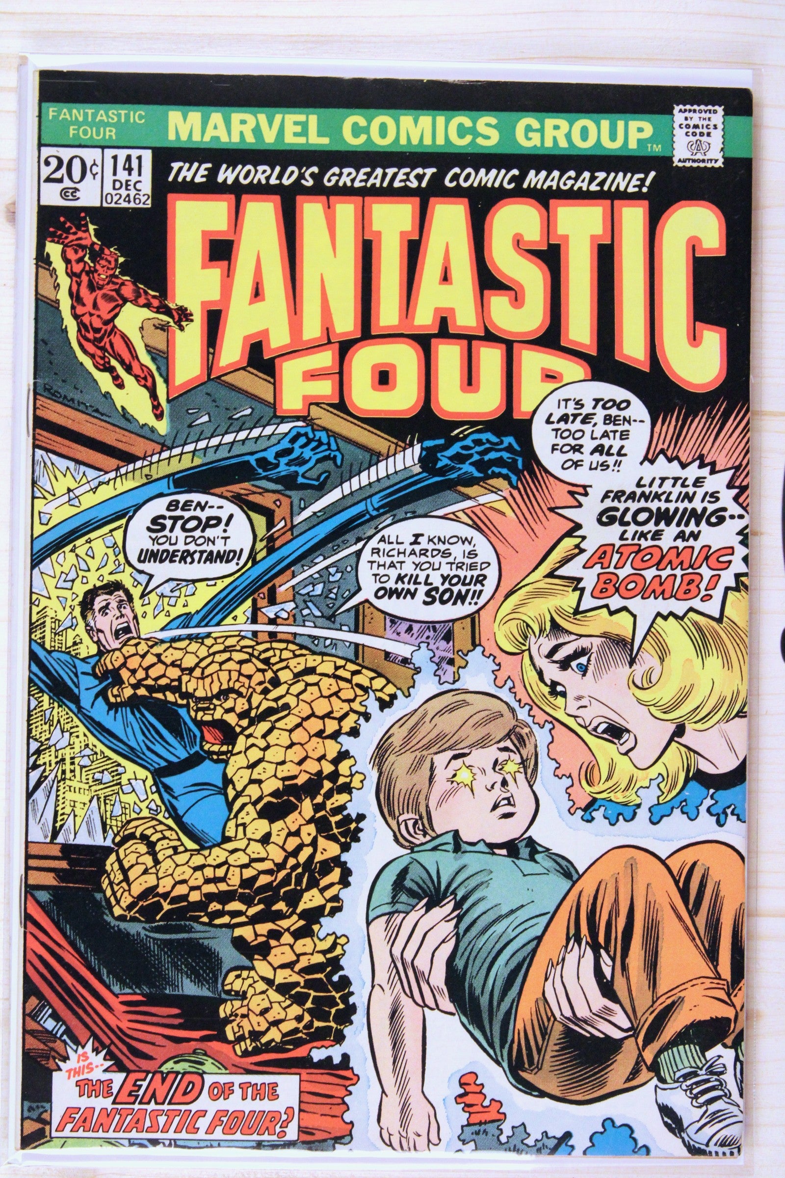 Fantastic Four #141 – Marvel (1973) 7.0 FN/VF Joe Sinnott