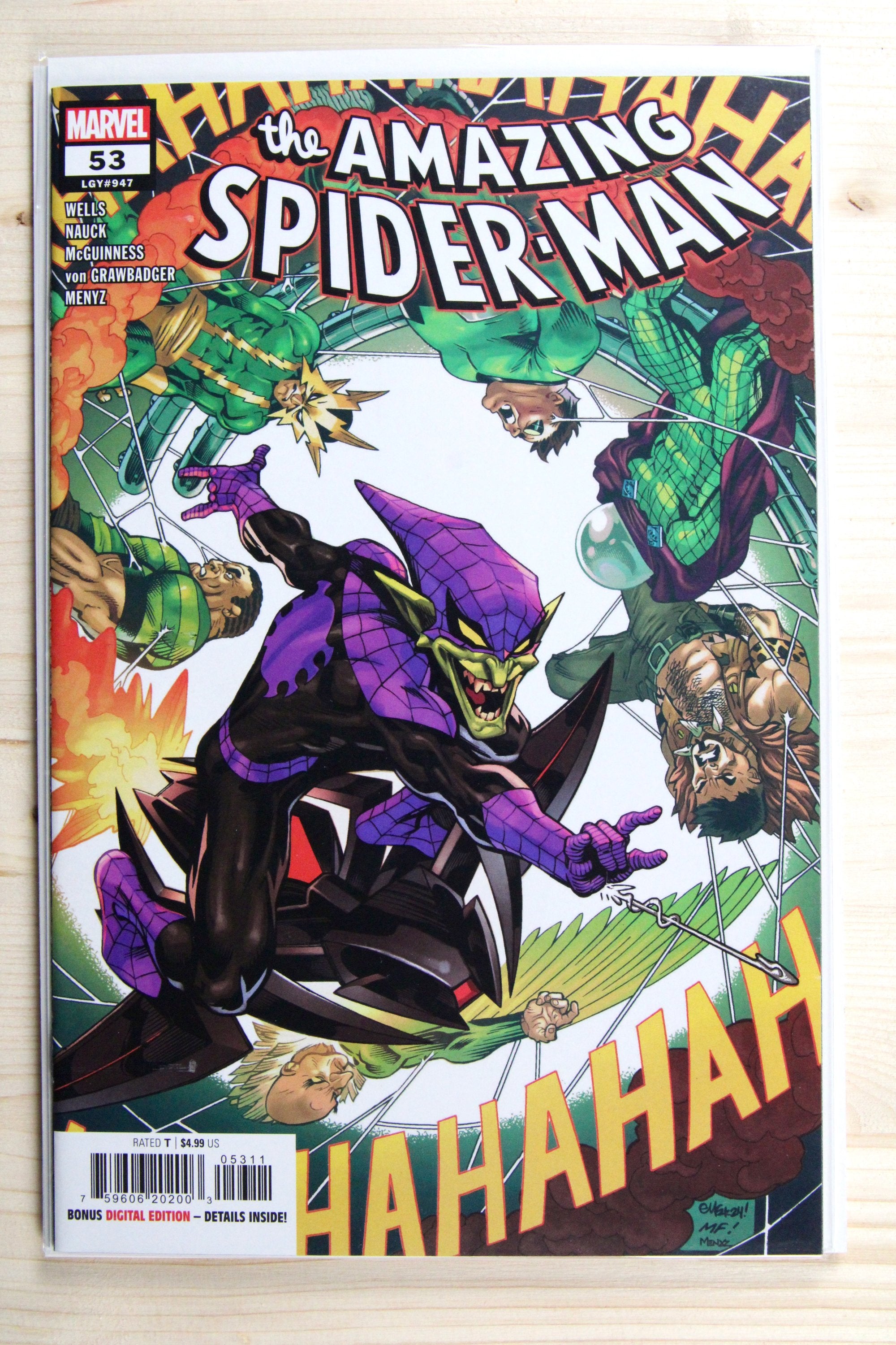 The Amazing Spider-Man #53 – Marvel (2024) 9.6 NM+ Patrick Gleason cover
