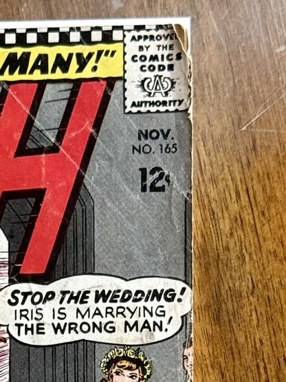 The Flash #165 – DC Comics (1966) 3.5 VG-