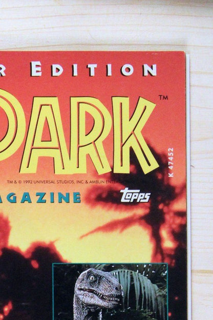 Jurassic Park Official Souvenir Edition - Only Studio-Authorized Magazine – Topps (1993)