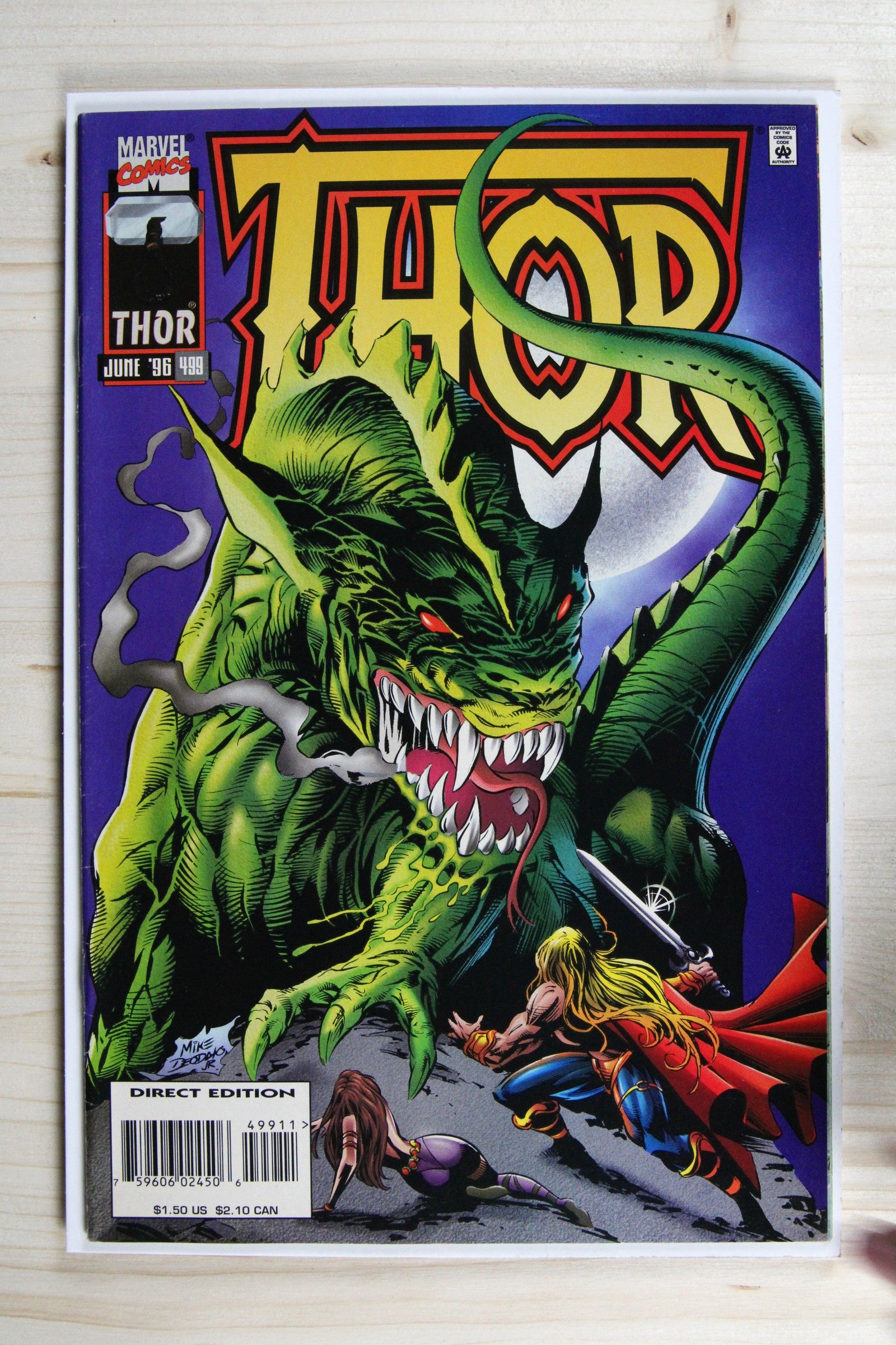Thor #499 – Marvel (1996) 8.5 VF+ Direct Edition