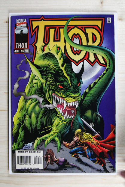 Thor #499 – Marvel (1996) 8.5 VF+ Direct Edition