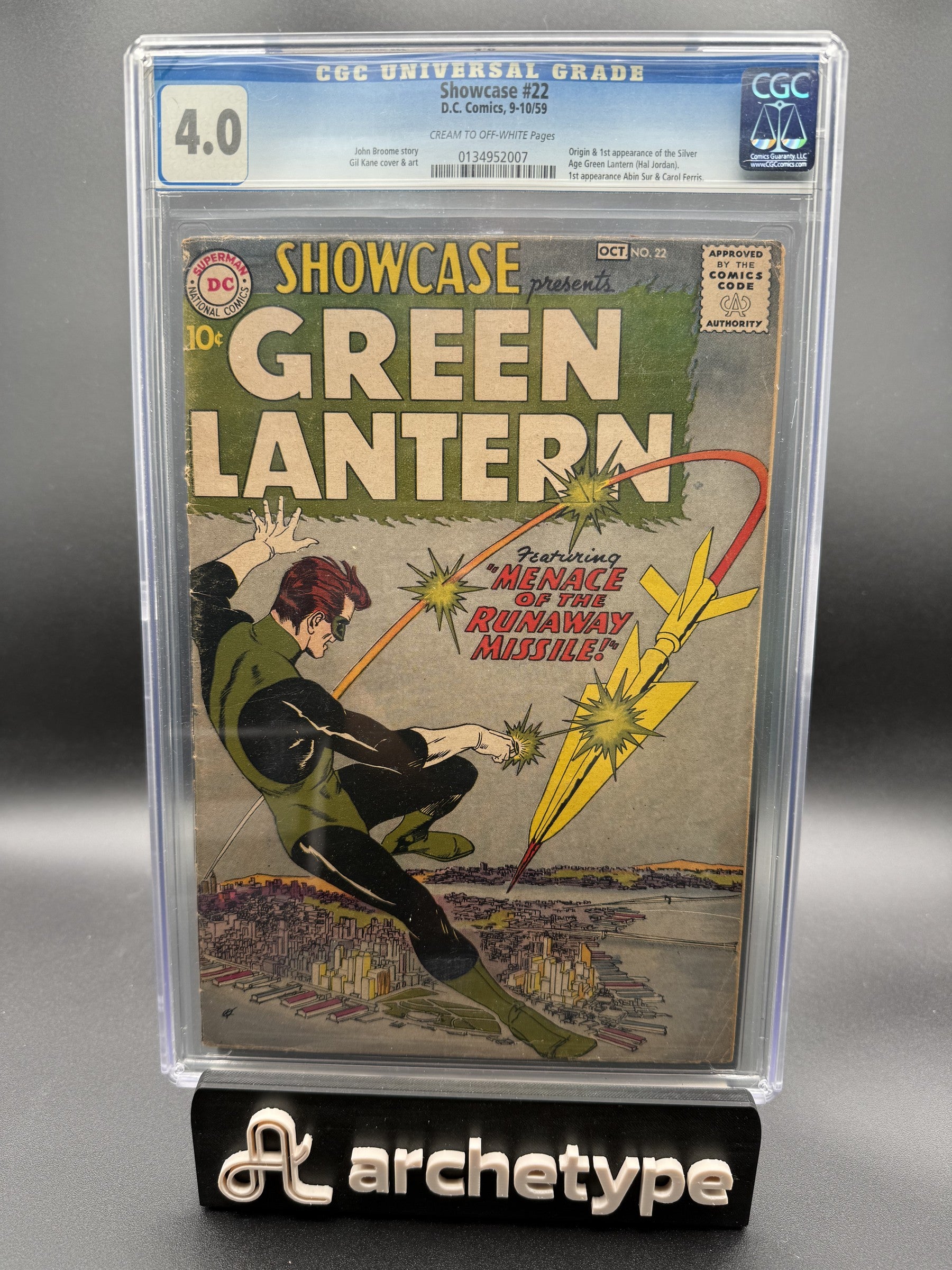 Showcase #22 – DC (1959) 4.0 VG 1st Silver Age Green Lantern!