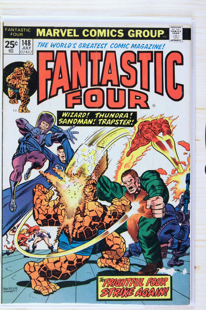 Fantastic Four #148 – Marvel (1974) 5.5 FN- Joe Sinnott