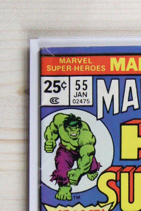 Marvel Super-Heroes #55 – Marvel (1976) 7.5 VF- Jack Kirby art | Stan Lee story