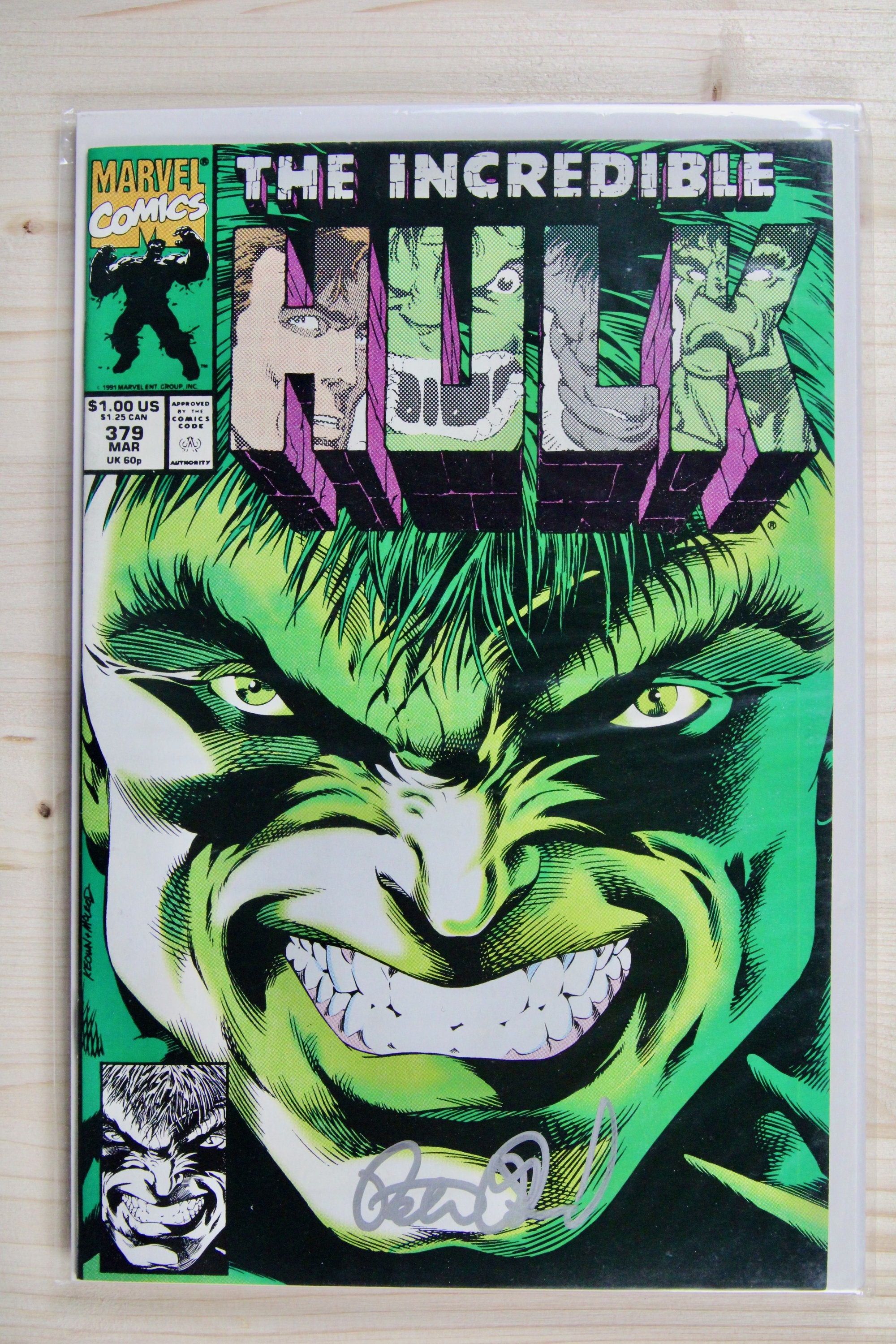 The Incredible Hulk #379 – Marvel (1991) 9.6 NM+ Signed