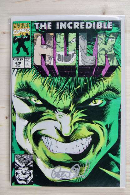 The Incredible Hulk #379 – Marvel (1991) 9.6 NM+ Signed