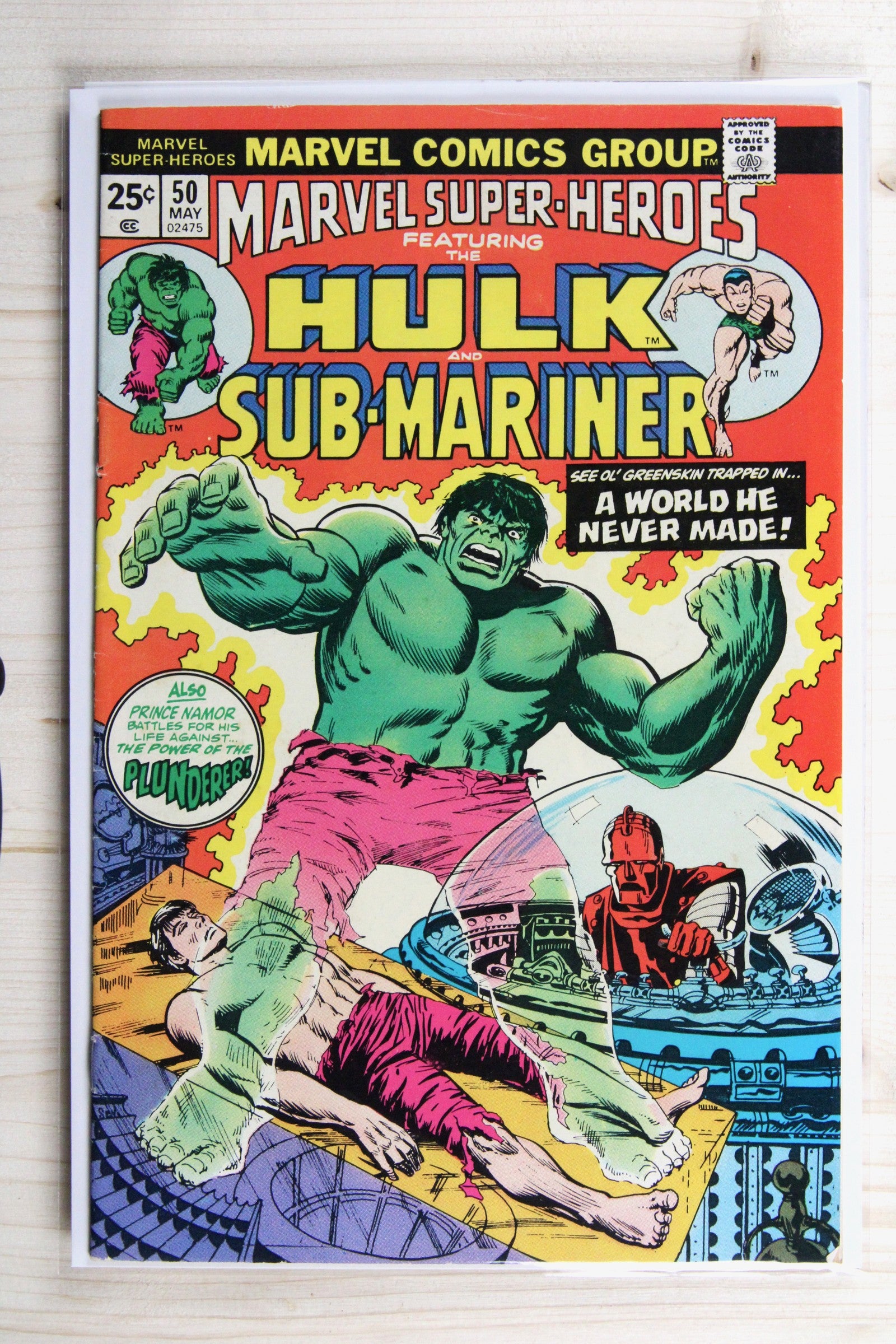 Marvel Super-Heroes #50 – Marvel (1975) 7.0 FN/VF Stan Lee story