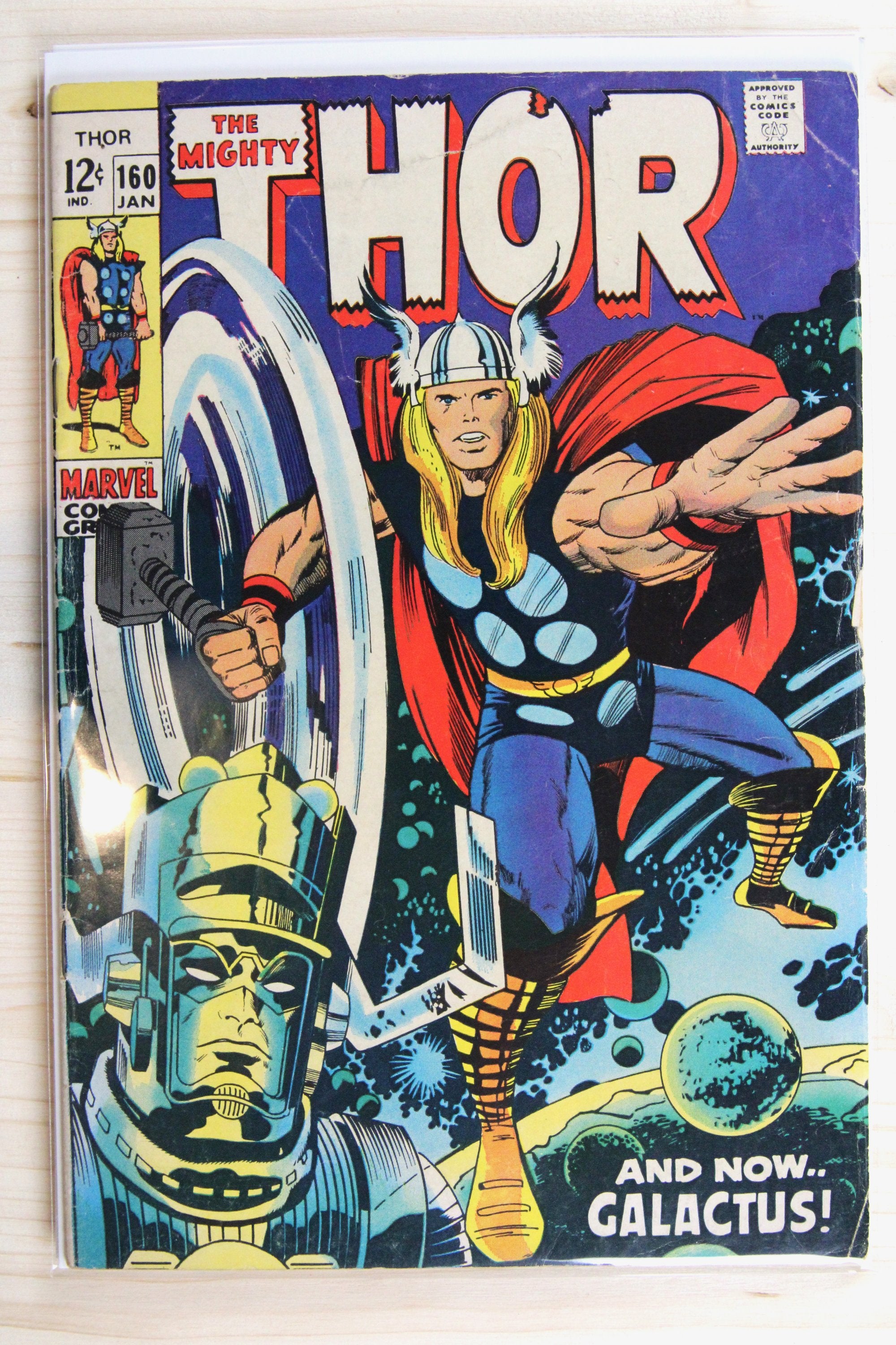 Thor #160 – Marvel (1969) 4.5 VG+ Jack Kirby art | Stan Lee story