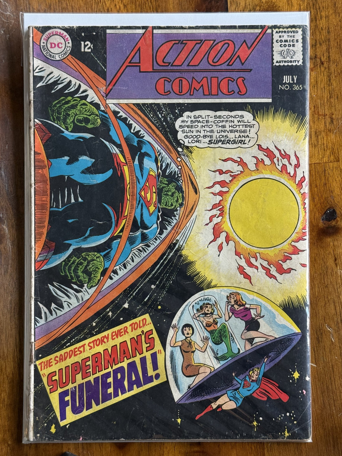 Action Comics #365 – DC Comics (1968) 4.5 VG+