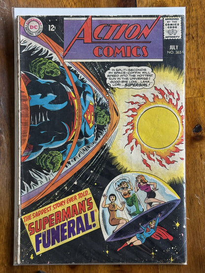 Action Comics #365 – DC Comics (1968) 4.5 VG+