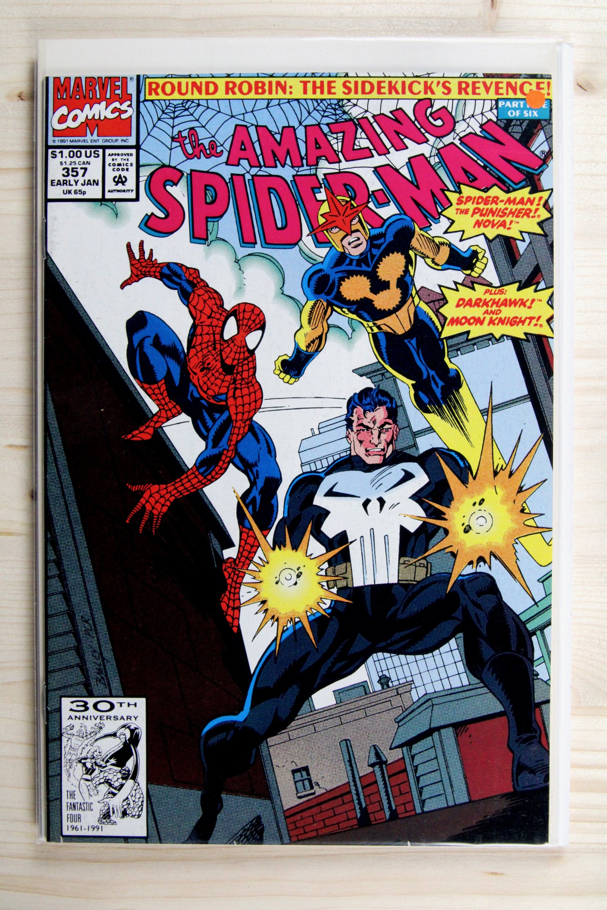 The Amazing Spider-Man #357 – Marvel (1992) 8.5 VF+ Round Robin