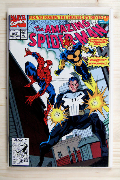 The Amazing Spider-Man #357 – Marvel (1992) 8.5 VF+ Round Robin