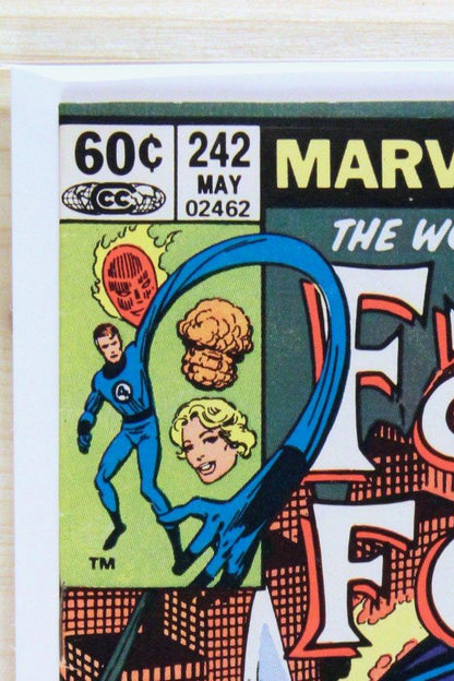 Fantastic Four #242 – Marvel (1982) 7.5 VF- John Byrne story | Terry Austin cover | Newsstand Edition