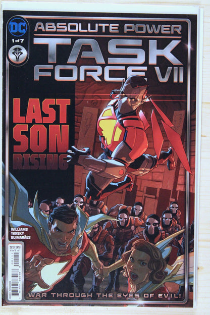 Absolute Power: Task Force VII #1 – DC (2024) 9.6 NM+ "Justice League" Absolute Power
