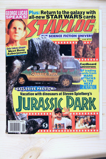 Starlog: The Science Fiction Universe #191 – Starlog Group / O'Quinn Studios (1993) 6.5 FN+