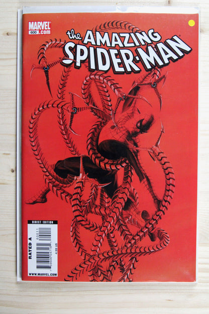 The Amazing Spider-Man #600 – Marvel (2009) 9.4 NM Alex Ross cover | John Romita cover