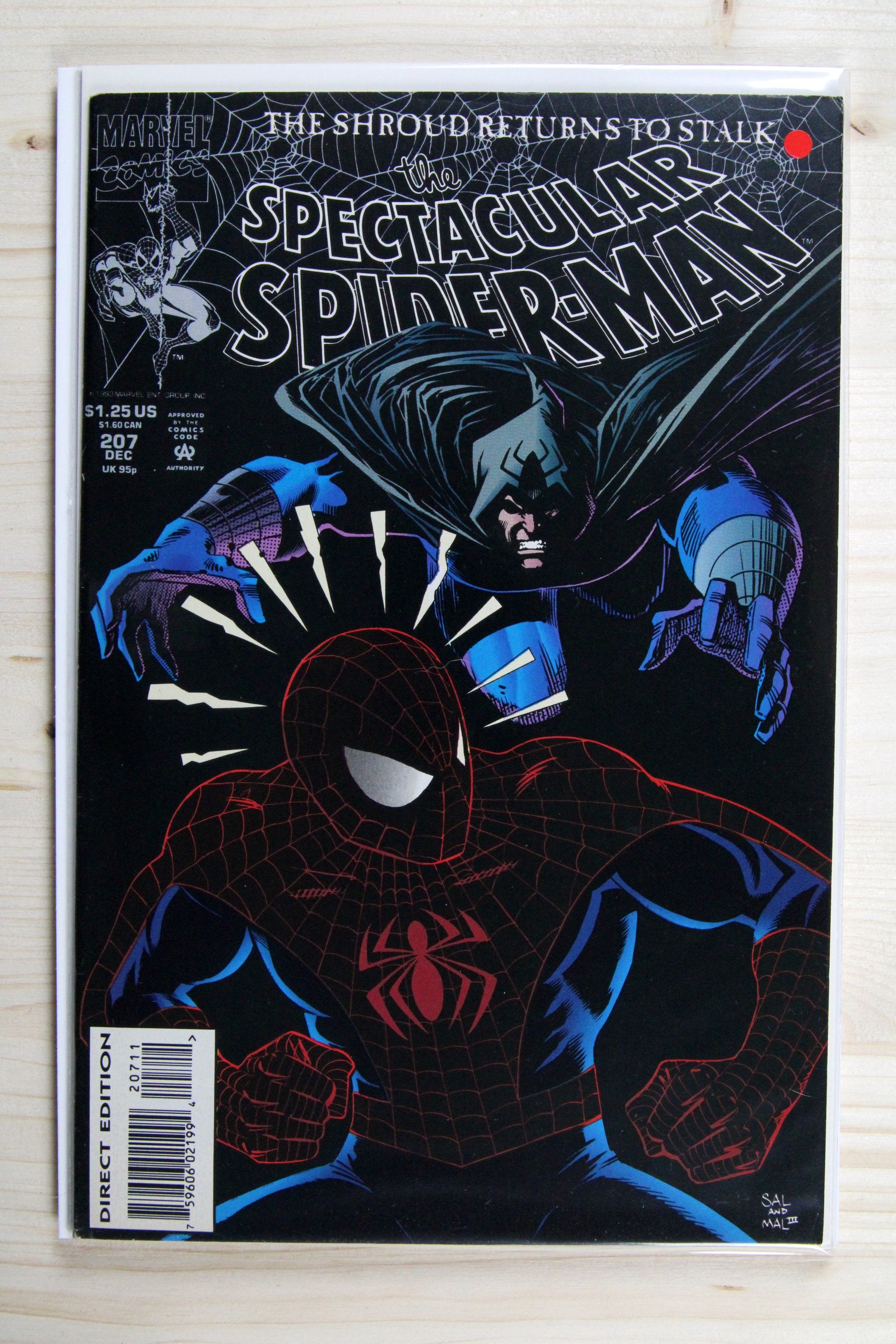 The Spectacular Spider-Man #207 – Marvel (1993) 9.2 NM-