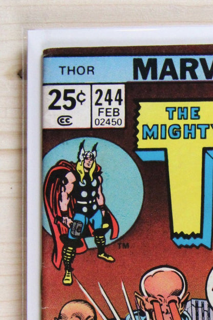 Thor #244 – Marvel (1976) 8.5 VF+ If Asgard Should Perish | Joe Sinnott