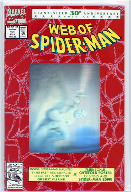Web of Spider-Man #90 – Marvel Comics (1992) Holo Cover