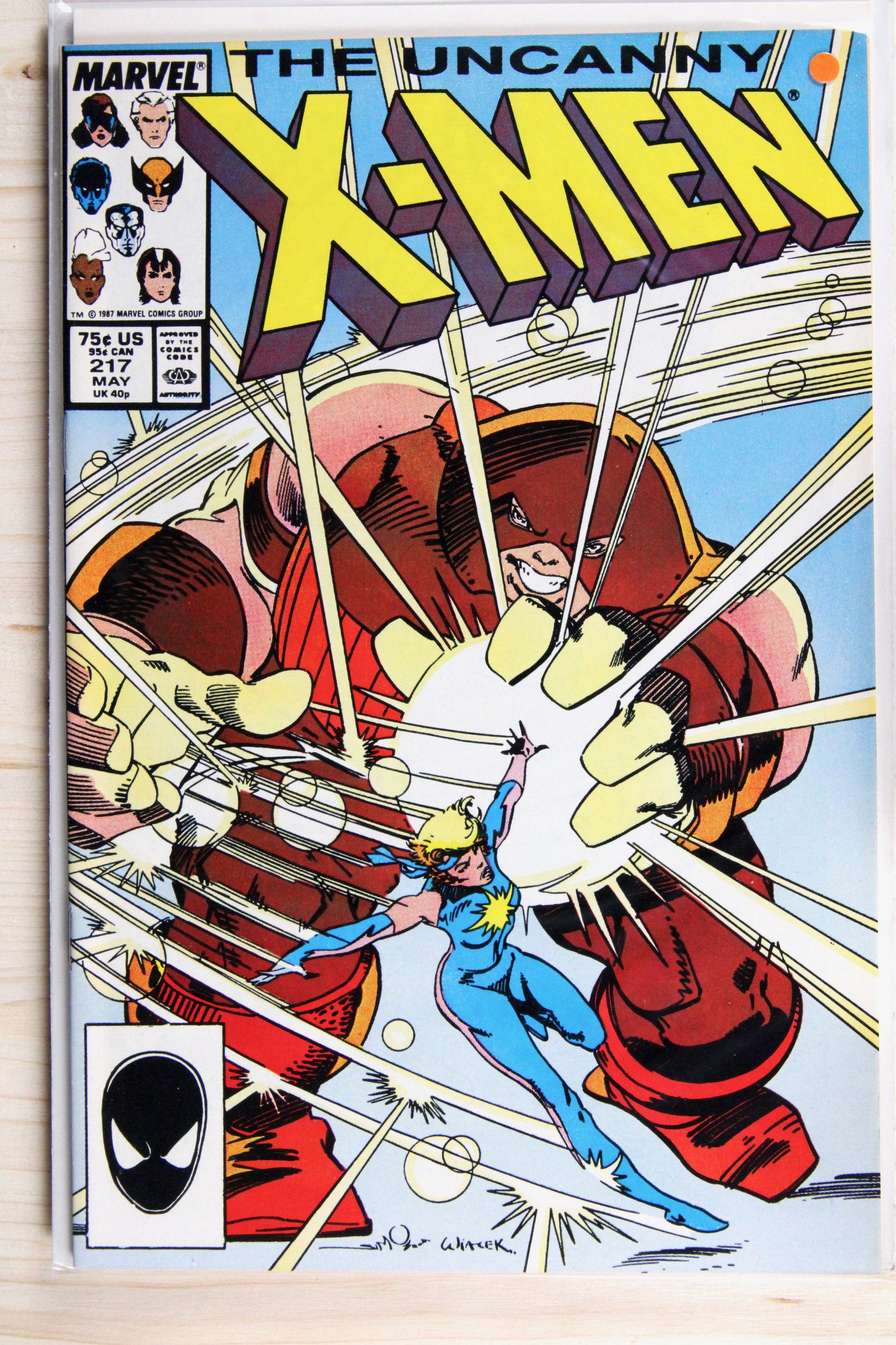 The Uncanny X-Men #217 – Marvel (1987) 9.0 VF/NM Chris Claremont story