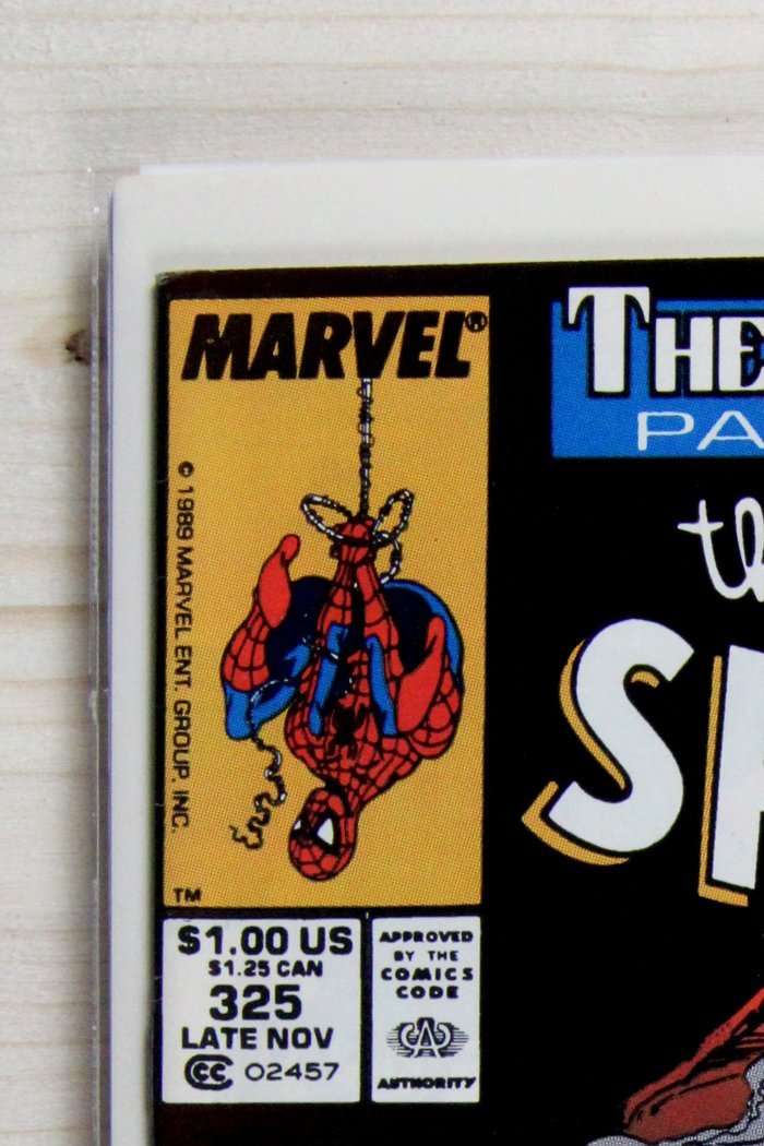 The Amazing Spider-Man #325 – Marvel (1989) 8.0 VF The Assassin Nation Plot | Todd McFarlane art | Newsstand