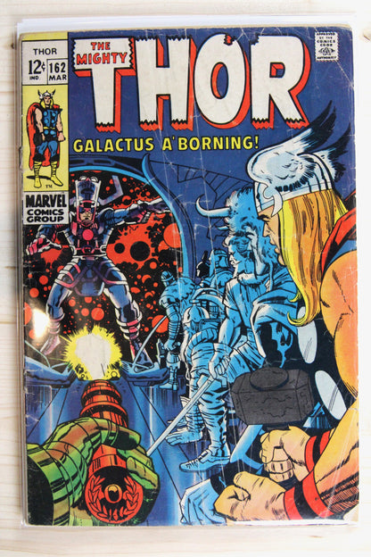 Thor #162 – Marvel (1969) 2.5 GD+ Jack Kirby art | Stan Lee story