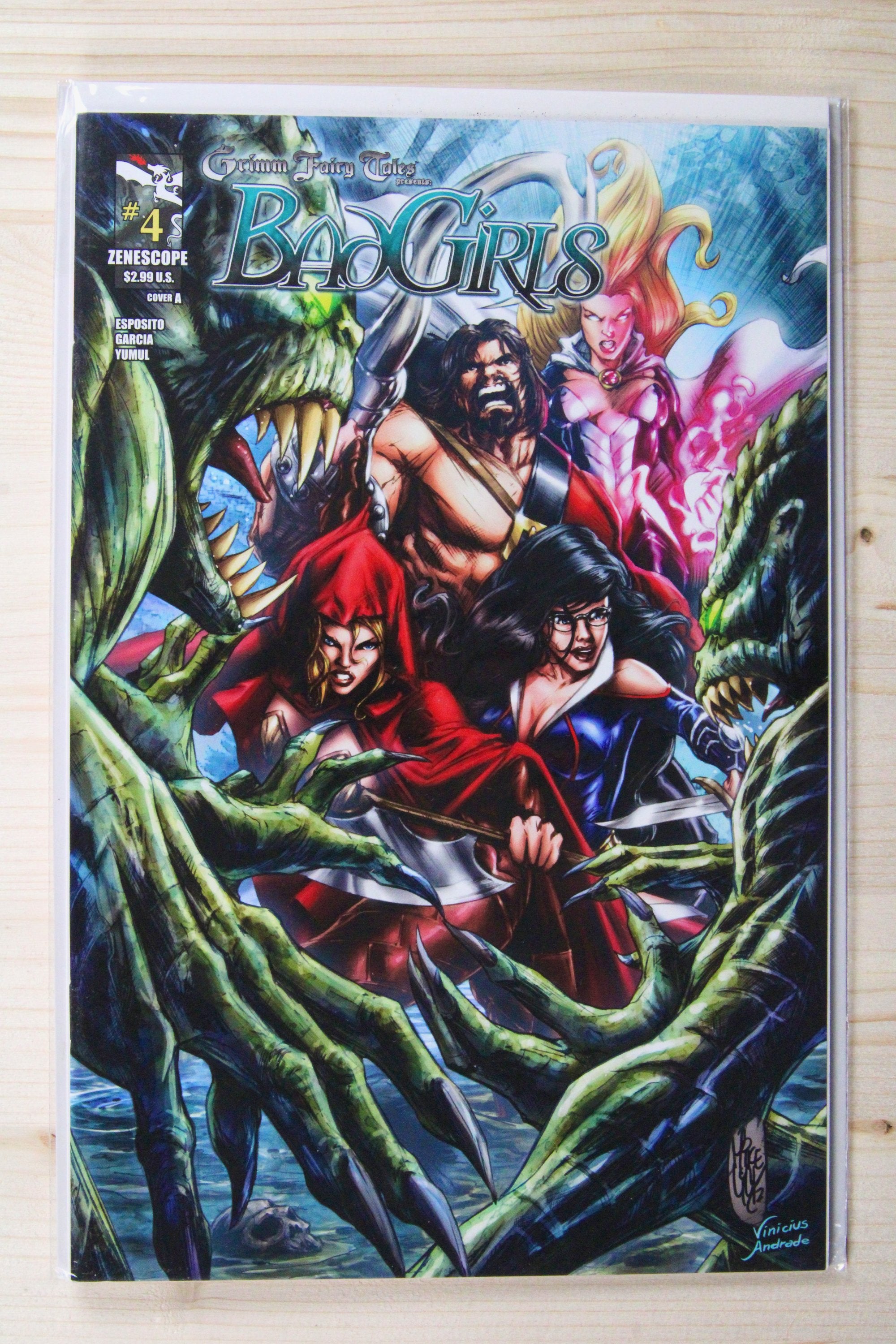 Grimm Fairy Tales: Bad Girls #1-5 – Zenoscope (2012) (9 Issues) Full Series A+B Covers