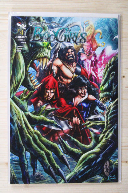 Grimm Fairy Tales: Bad Girls #1-5 – Zenoscope (2012) (9 Issues) Full Series A+B Covers