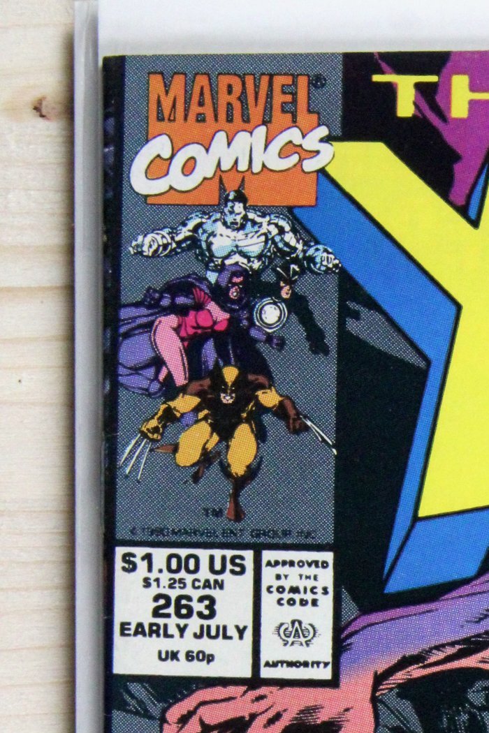 The Uncanny X-Men #263 – Marvel (1990) 9.0 VF/NM Chris Claremont story | Jim Lee art
