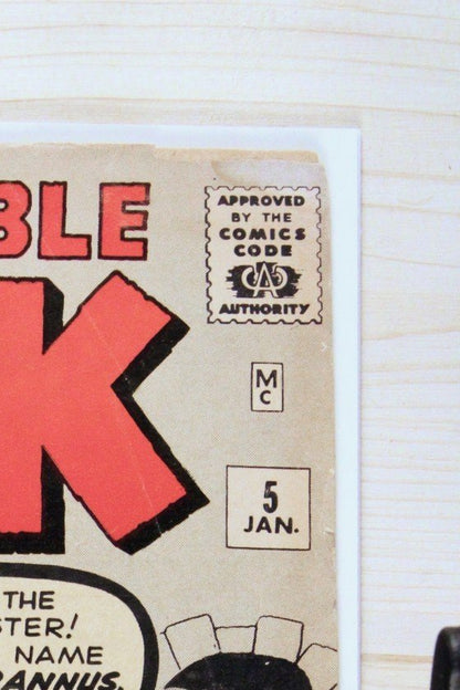 The Incredible Hulk #5 – Marvel (1963) 3.5 VG- Jack Kirby art | Stan Lee story