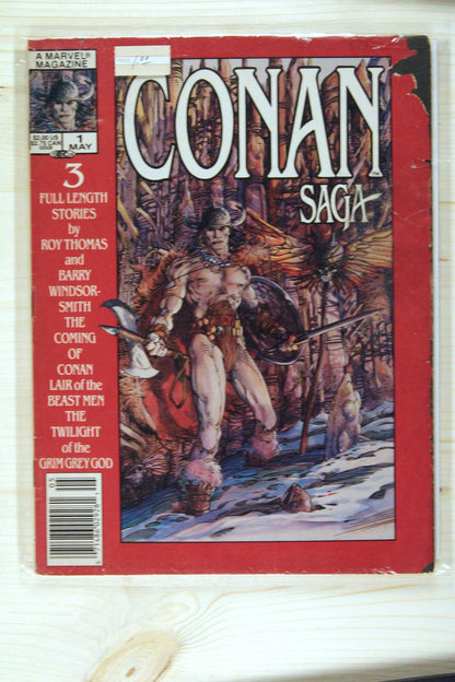 Conan Saga #1 – Marvel (1987) 6.5 FN+ Magazine format
