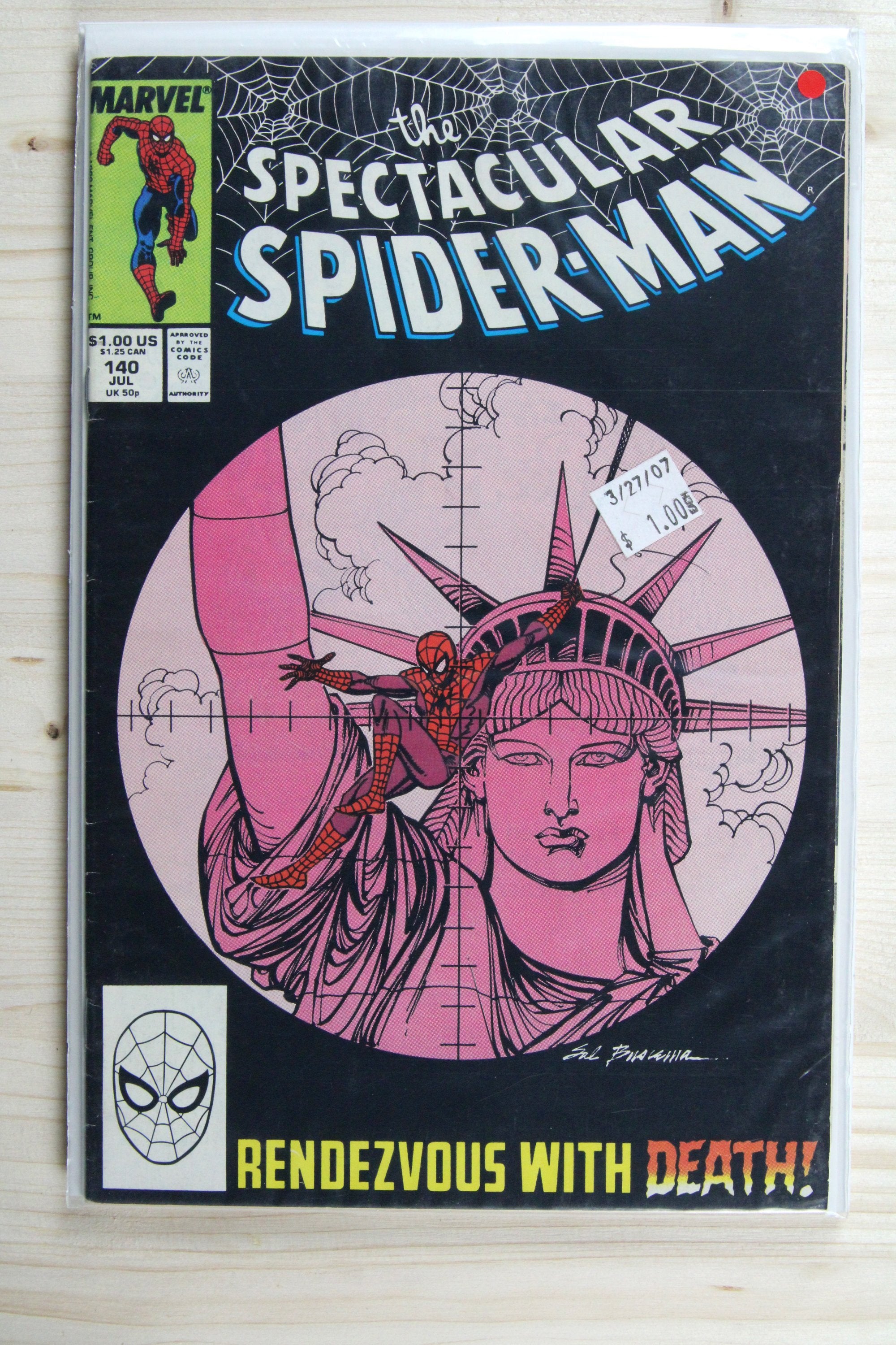 The Spectacular Spider-Man #140 – Marvel (1988) 8.5 VF+