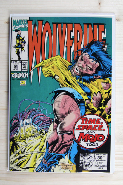 Wolverine #53 – Marvel (1992) 9.0 VF/NM The Crunch Conundrum | Klaus Janson | Marc Silvestri art