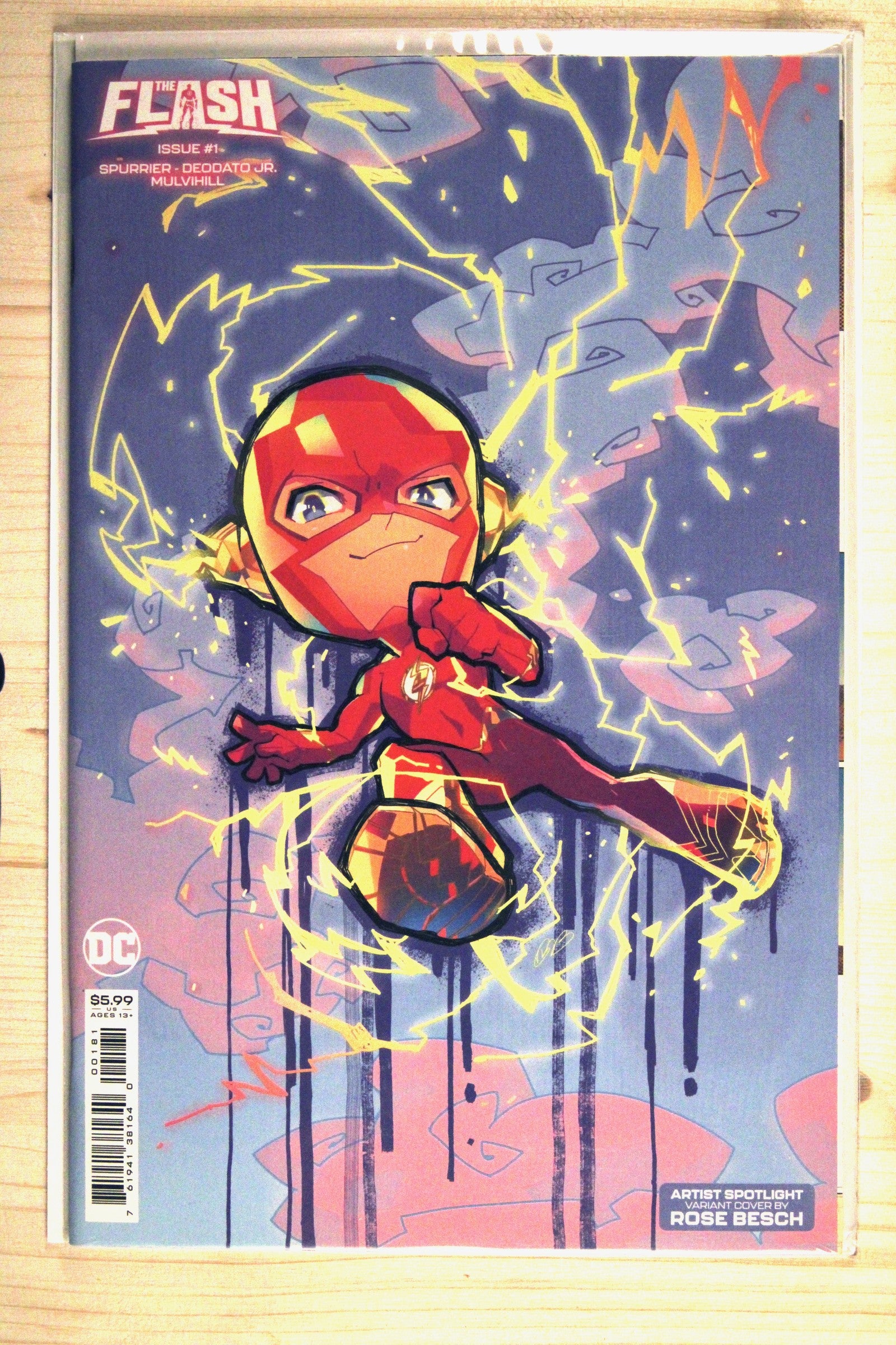 The Flash #1 – DC (2023) 9.6 NM+ Ivan Reis cover | Rose Besch
