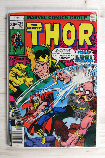 Thor #264 – Marvel (1977) 8.0 VF The Quest for Odin | Joe Sinnott cover