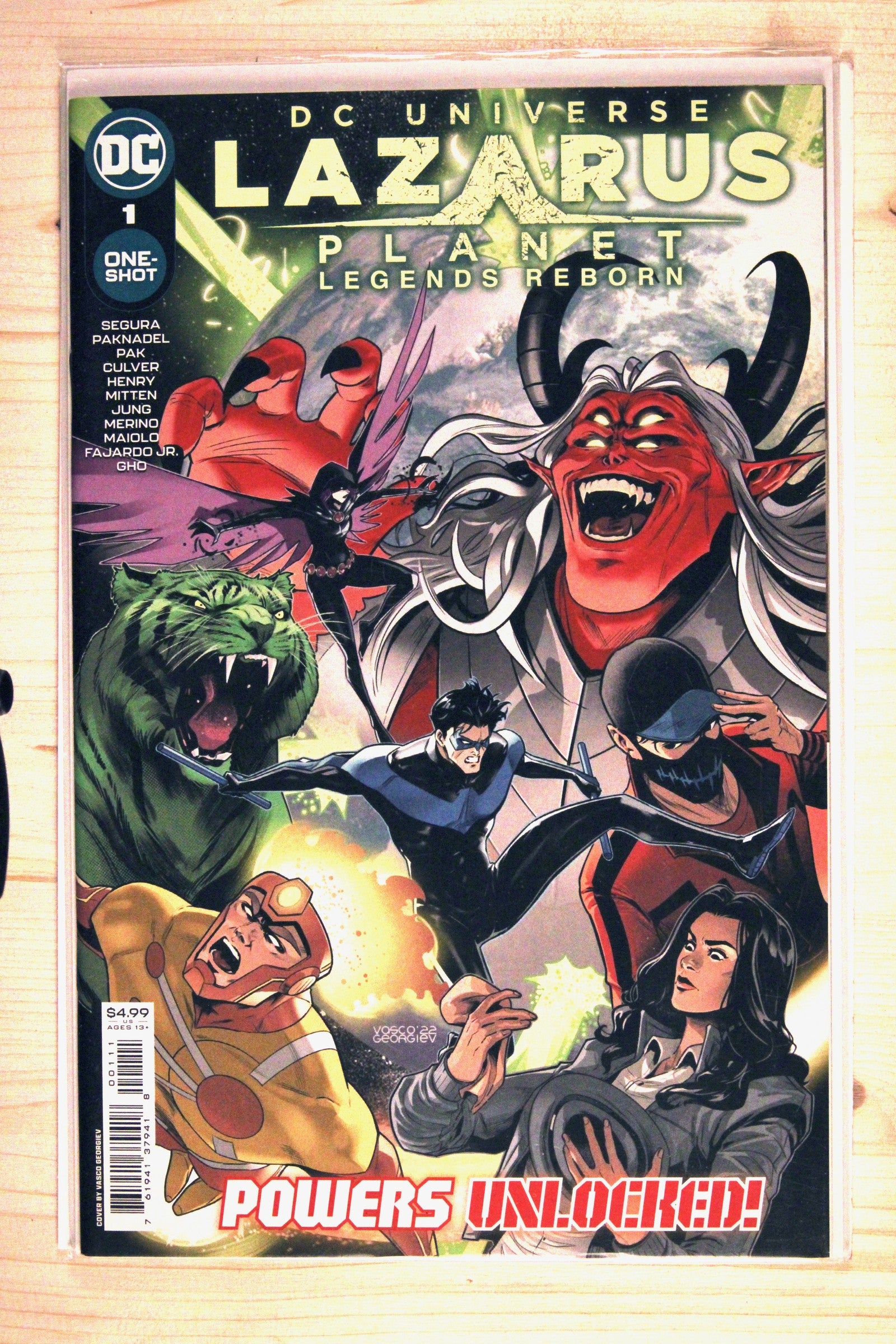Lazarus Planet: Legends Reborn #1 – DC (2023) 9.6 NM+ "DC Universe" Lazarus Planet