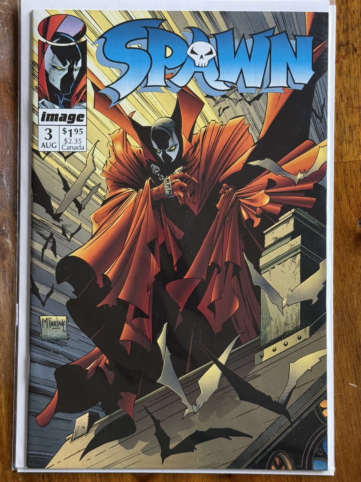 Spawn #3 – Image (1992) 9.6 NM+ Questions | Todd McFarlane story
