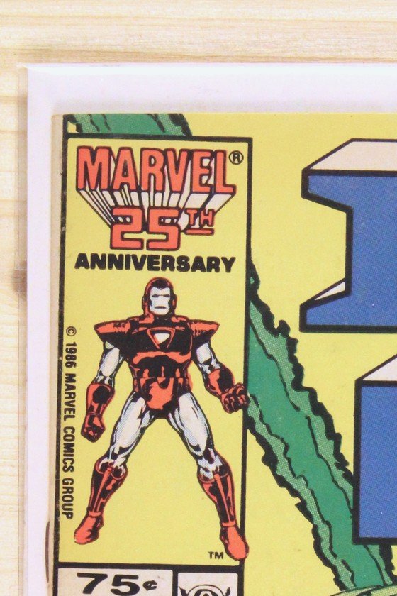 Iron Man #209 – Marvel (1986) 7.5 VF- Scott Williams cover | Newsstand Edition