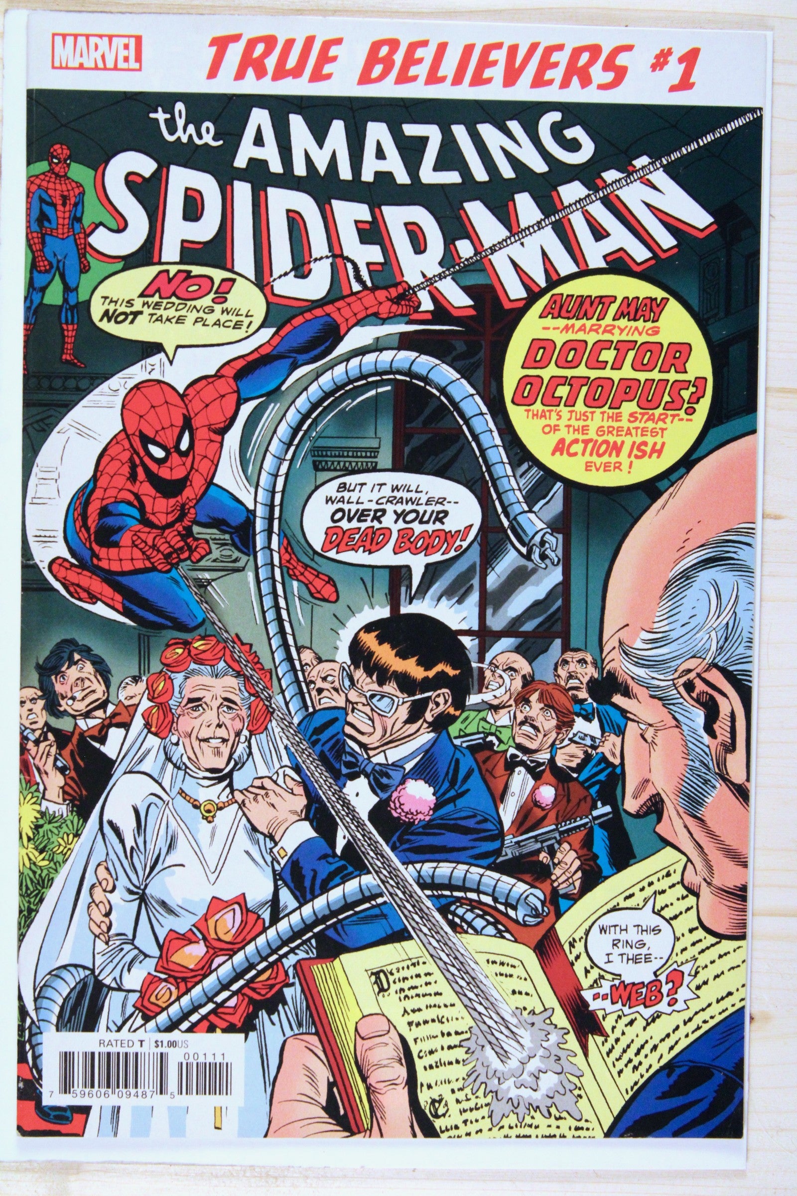 True Believers: Spider-Man Wedding Aunt May and Doc Ock #1 – Marvel (2019) 9.6 NM+